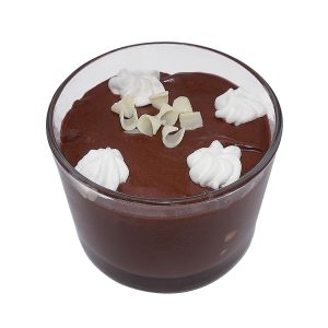 Profiterole affogato scuro