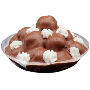 Profiterole scuro a cupola